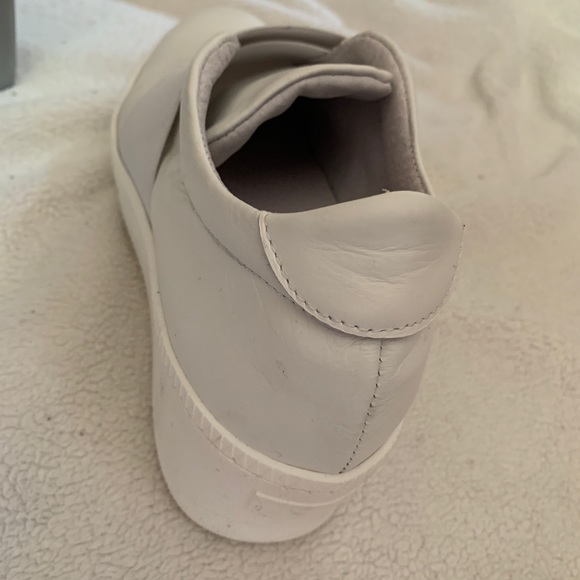 Italian Leather Platform Sneakers - Picture 4 of 6